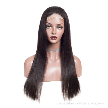 wholesale loose deep 100% virgin 360 straight brazilian hair frontal hd wig full lace front cuticle aligned human hair wigs